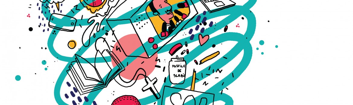 Afis IDEO IDEIS 2017_ilustratie de Maria Zurbagiu