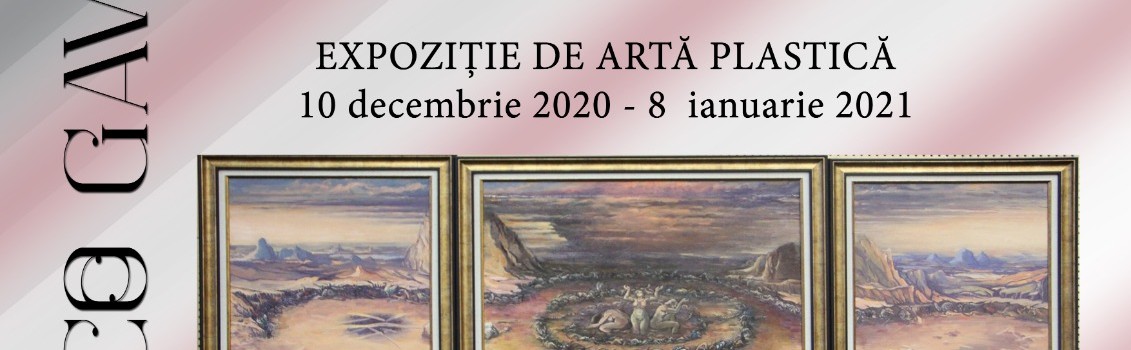 Afis - expoziție personală Gavril Mocenco la Artoteca BMB