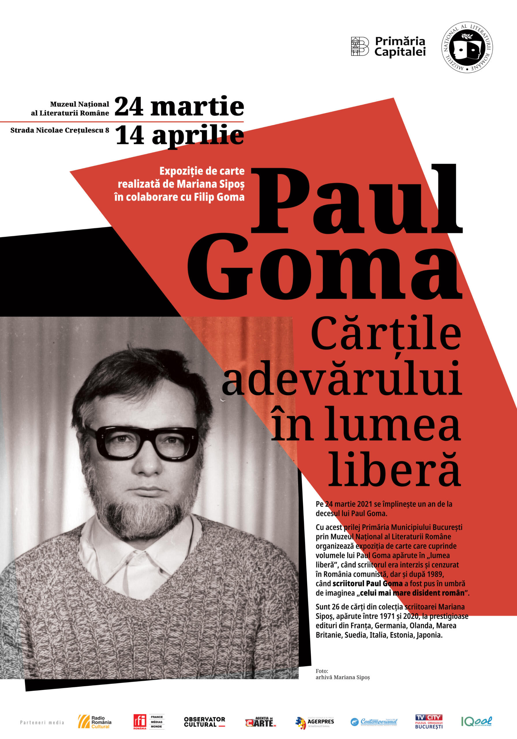 CREDIDAM – Expoziţie Paul la Muzeul Literaturii Române