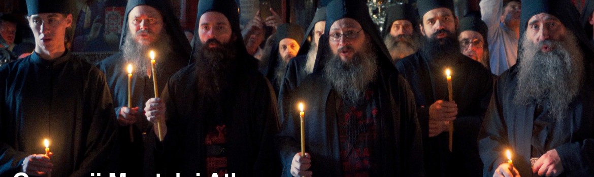 afis_Oamenii Muntelui Athos
