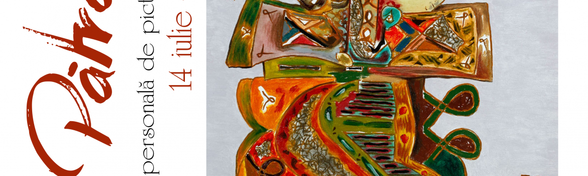 Afis - Expoziția personală de pictură și grafică a artistului Aurel Pătrașcu la Artoteca BMB