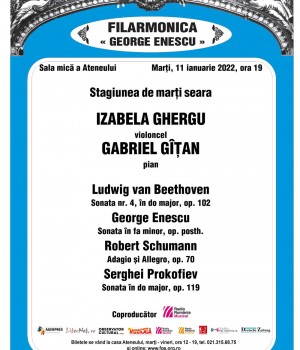 Stagiunea de marți seara. Recital de violoncel