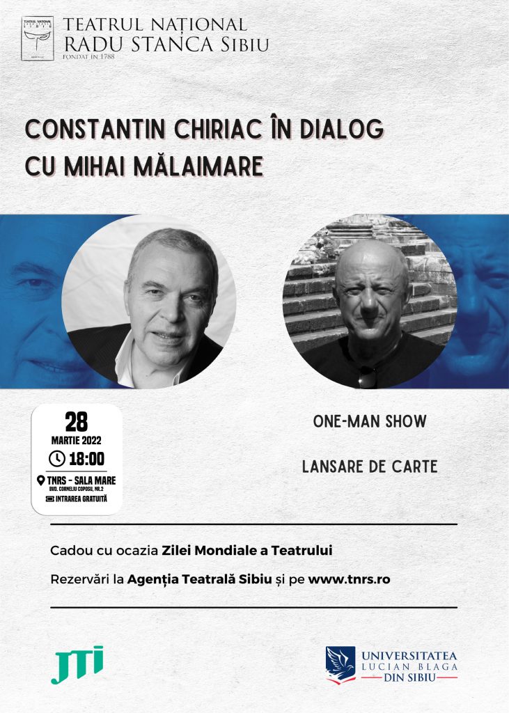 Ziua Mondială a Teatrului, sărbătorită la TNRS