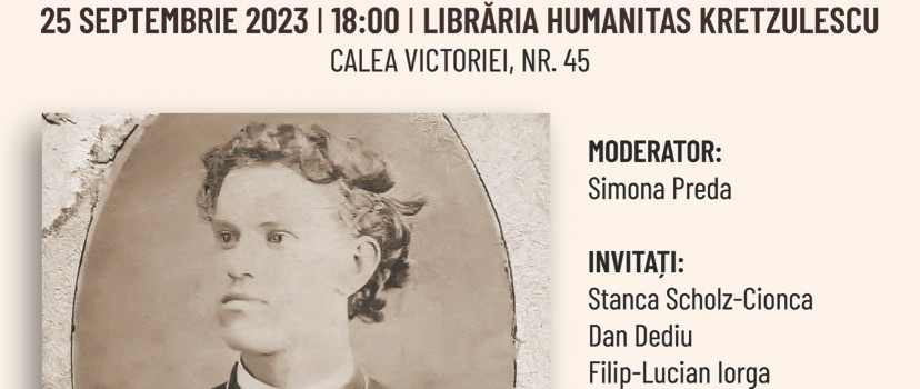 Lansare de carte Ciprian Porumbescu Jurnal 1879 Cernăuți - Stupca