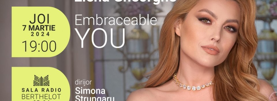 Elena Gheorghe sărbătorește 20 de ani de carieră la Sala Radio
