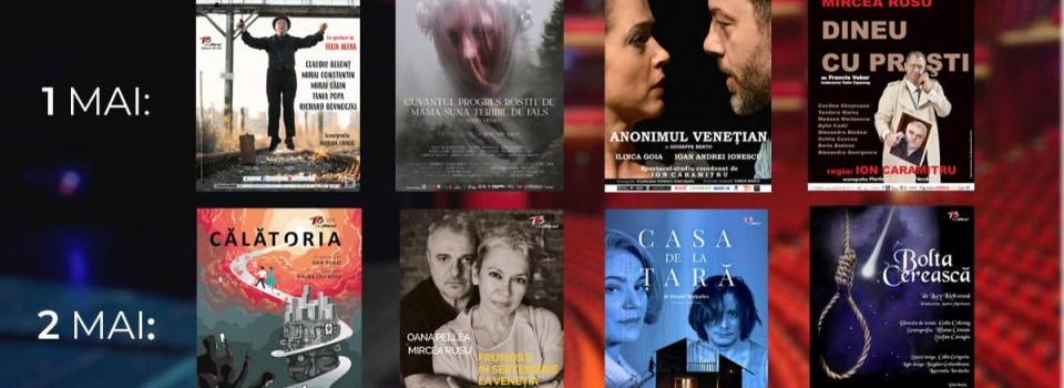 Program special pentru vacanța de 1 și 2 mai la Teatrul Național din București