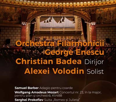 Maestrul Christian Badea şi pianistul Alexei Volodin