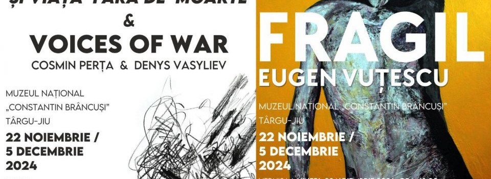 Expoziții semnate de Cosmin Perța și Eugen Vuțescu