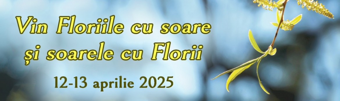 Vin Floriile cu soare şi soarele cu Florii