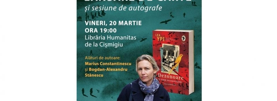 Lea Ypi își lansează cea mai recentă carte la București