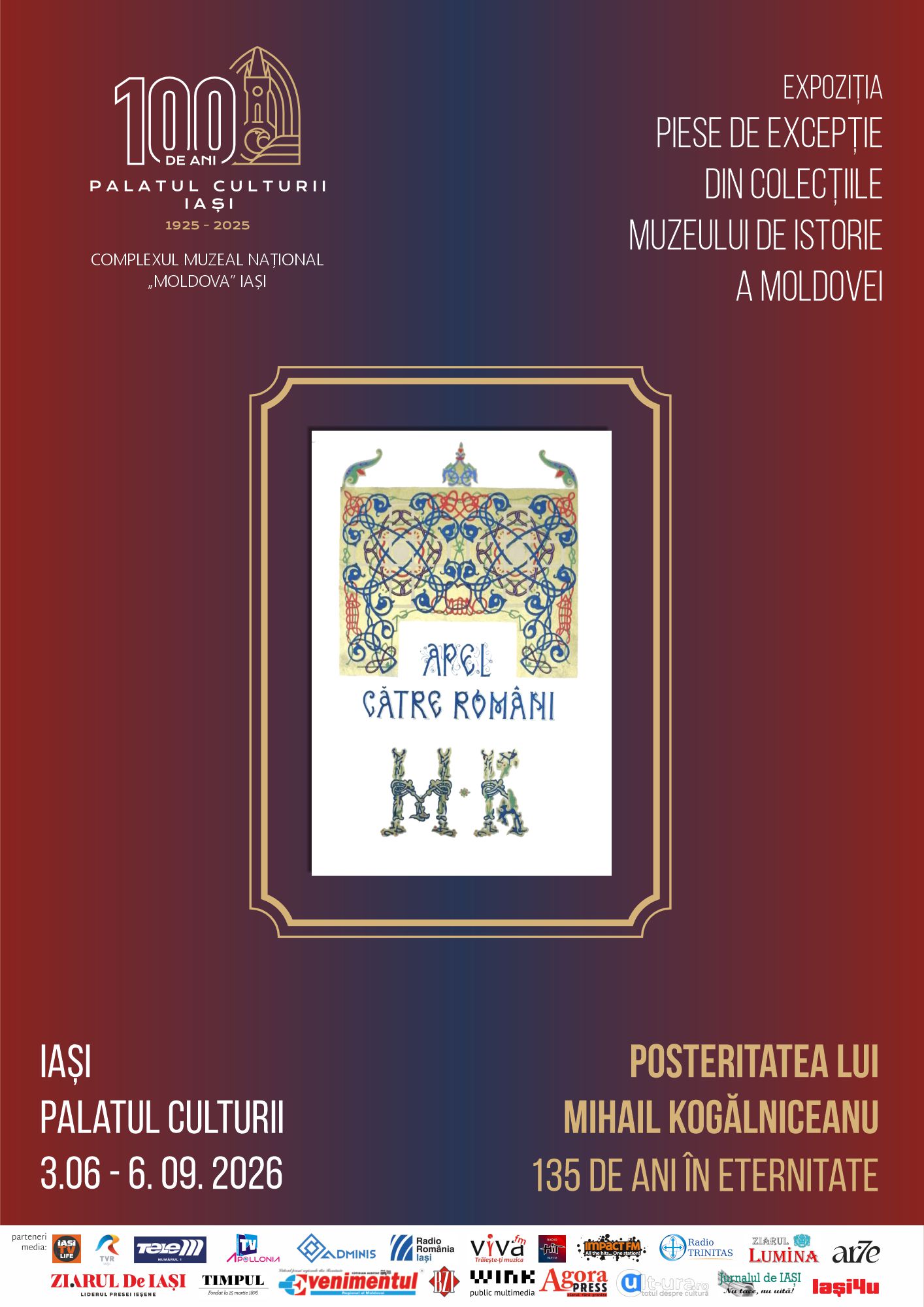 Micro-expoziția „Posteritatea lui Mihail Kogălniceanu 135 de ani în eternitate”
