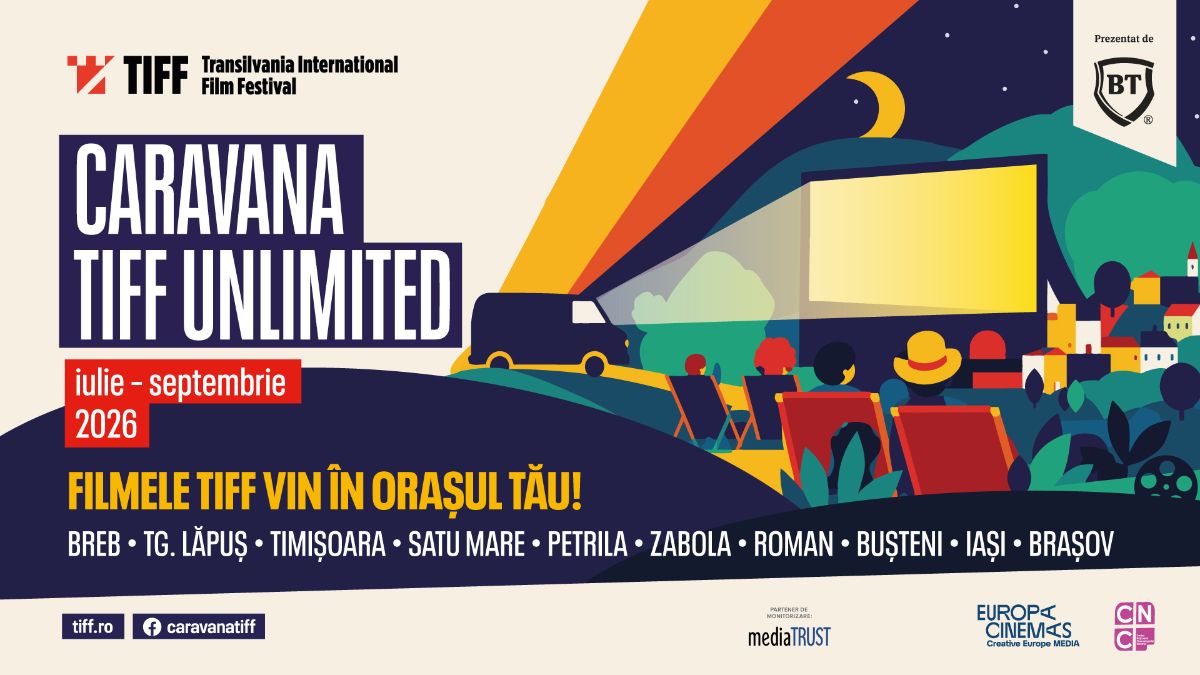 Caravana TIFF Unlimited pornește la drum cu filme sub cerul liber