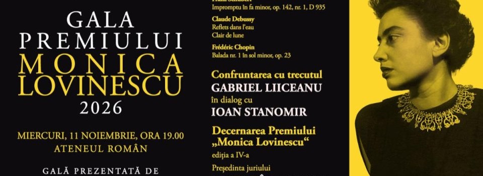 Nominalizările la Premiul „Monica Lovinescu“ 2026