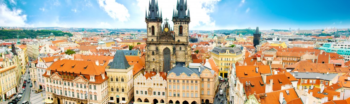 Monuments of Prague.